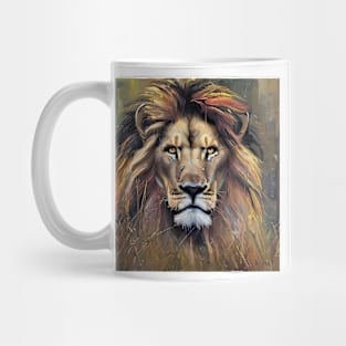 wild lion Mug